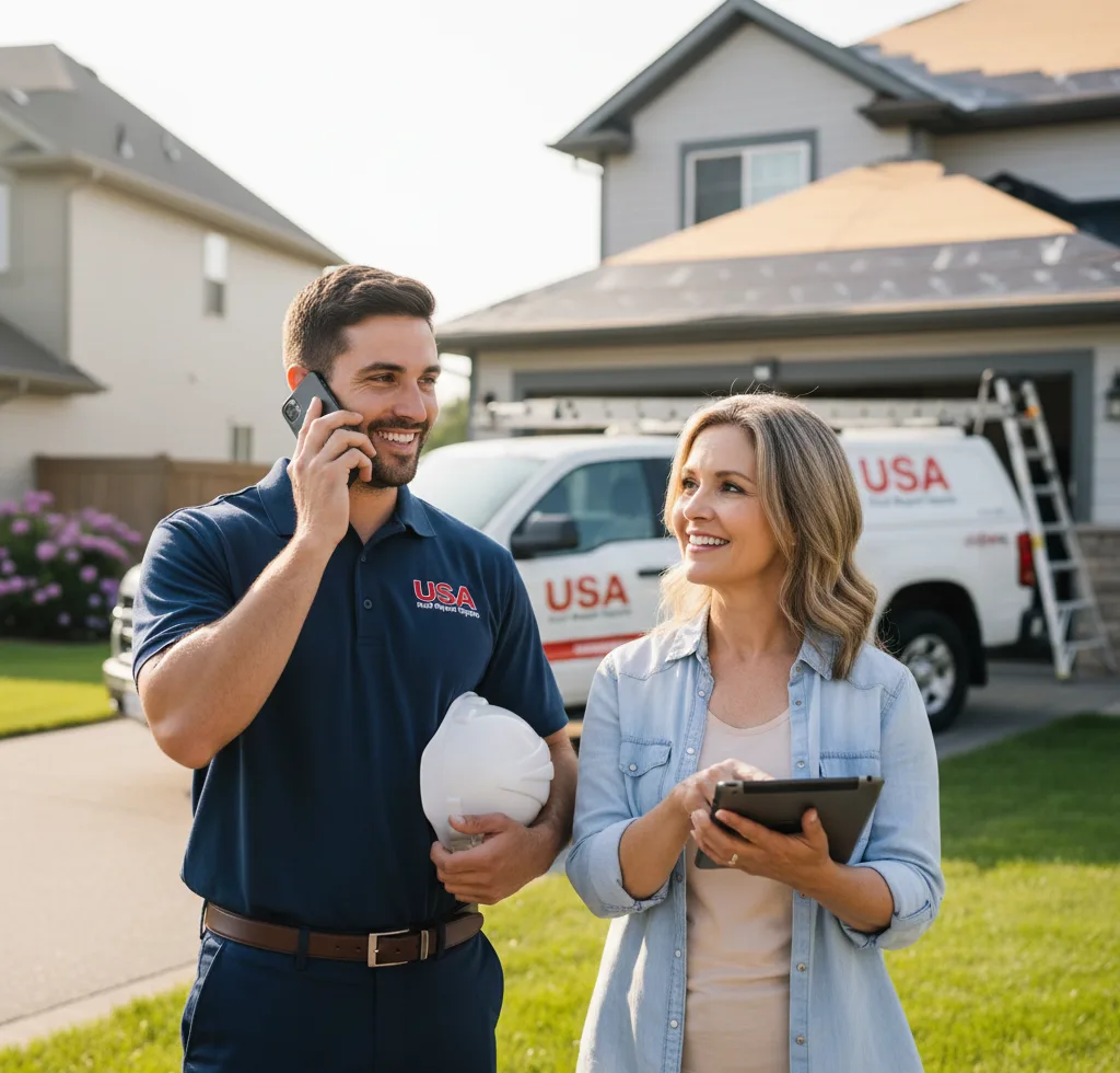 USA Roof Repair Experts customer support in Lewiston